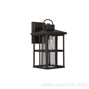 Modern Steel Lantern Outdoor Wall Lamp